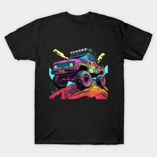 pop art  style 4x4 offroad crawler truck T-Shirt